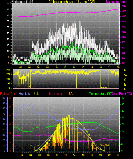 24 Hour Graph for Day 11
